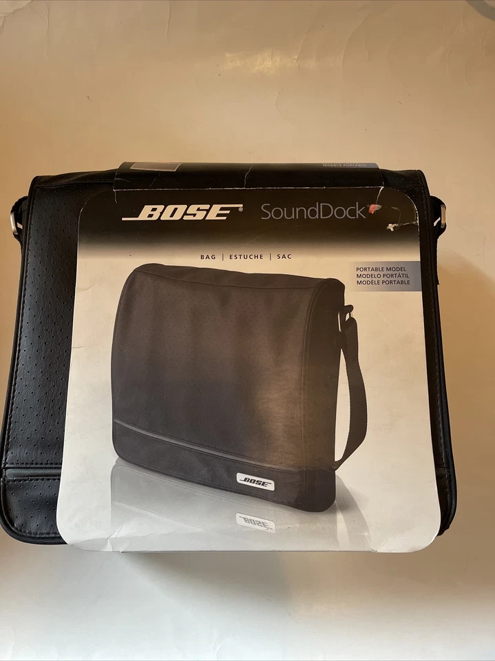 Bose SoundDock Portable Travel Bag Carrying Case With Shoulder Strap Black New - Image 3 of 4