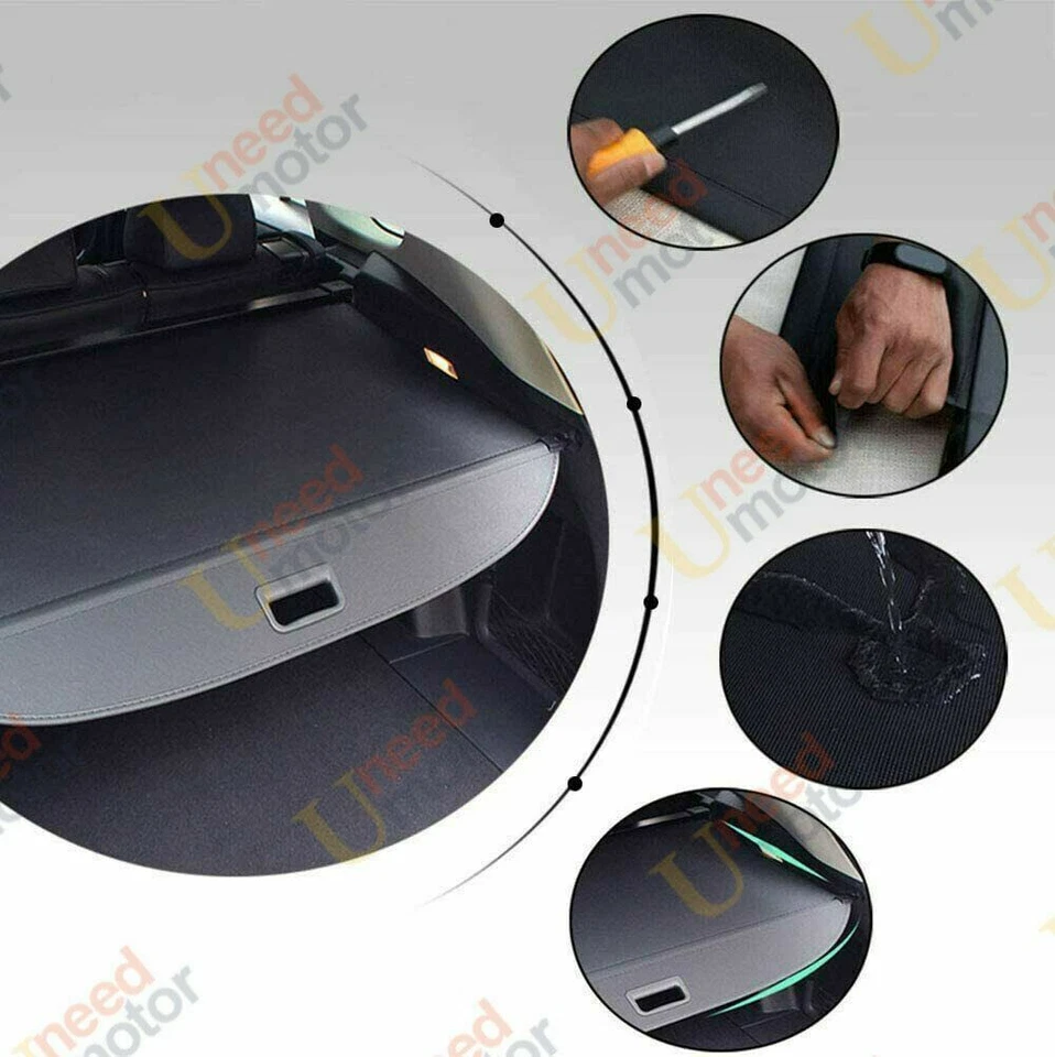 FUNDA DE CARGA RETRÁCTIL ESTILO OE NEGRA PARA MALETERO TOYOTA 4RUNNER 2010-2022 Foto 3 de 4