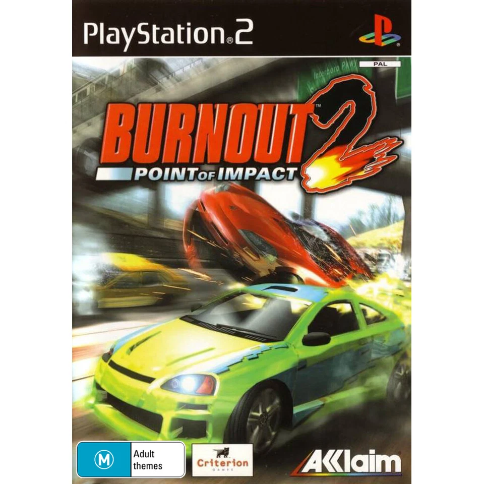 Burnout 2: Point of Impact PS2 Game