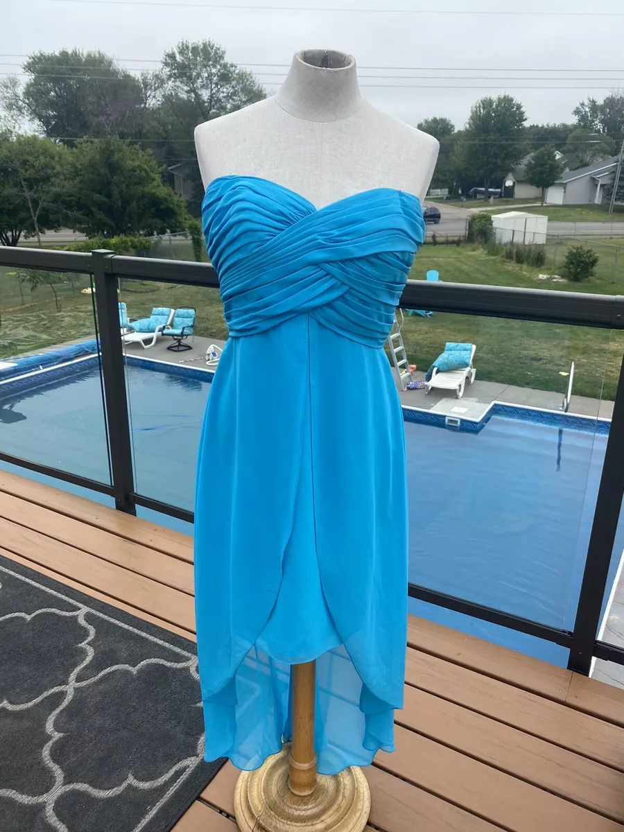 David's bridal cheap turquoise dress