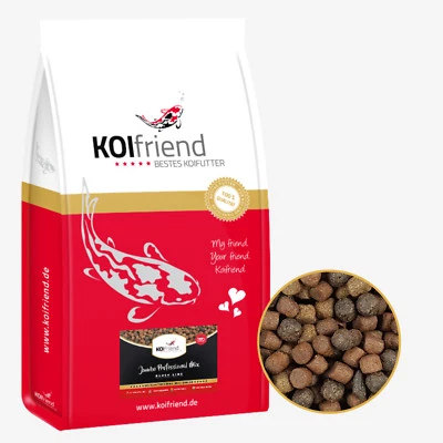 KOIFRIEND Koifutter Jumbo Professional Mix 10 kg 8 mm Koi Fischfutter Spirulina Fisch