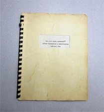 KLA 2020 Wafer Inspector System Description & Specification Feb 1986 Edition