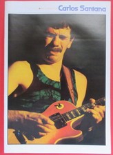 CARLOS SANTANA ALBERT KING 1978 CLIPPING JAPAN MAGAZINE PL 3M