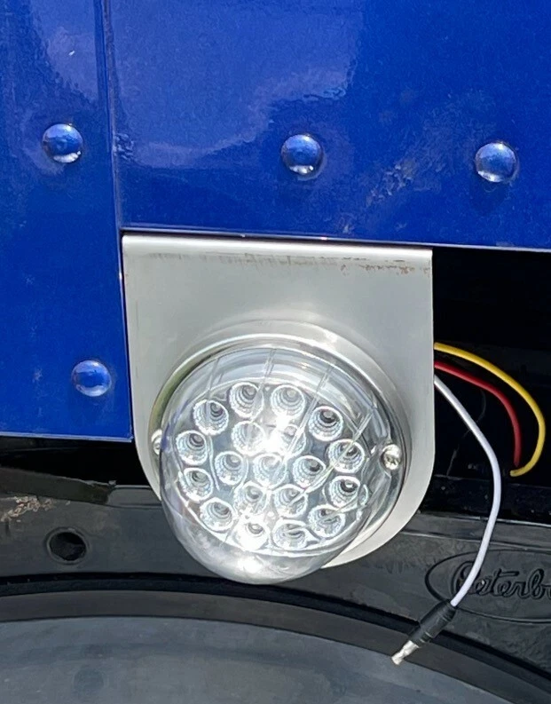 Juego de soportes de luz para camión (Peterbilt-Kenworth) sku#09-1611034 luz de sandía Foto 3 de 4