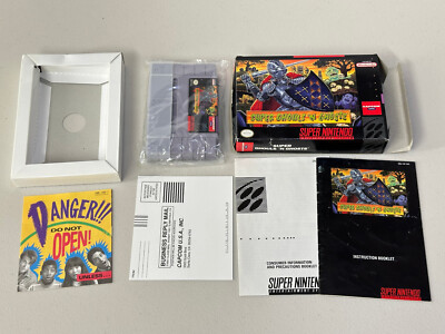 Super Ghouls N Ghosts (Super Nintendo SNES) Complete & Tested