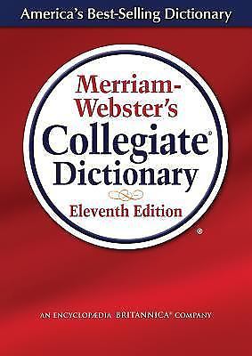 Merriam-Webster's Collegiate Dictionary, 11th Edition, Laminated Hardcover,...