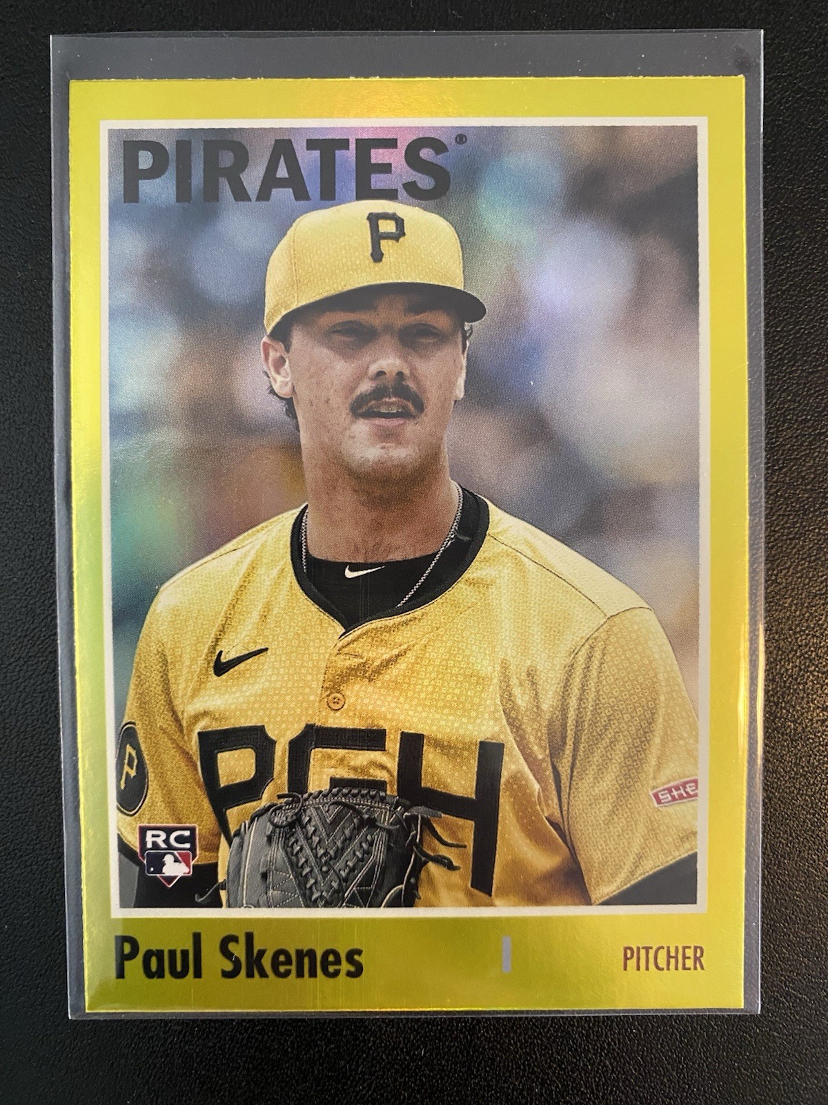 🔥 2024 Topps Archives Paul Skenes RC #200 Yellow Foil PITTSBURGH PIRATES ROY
