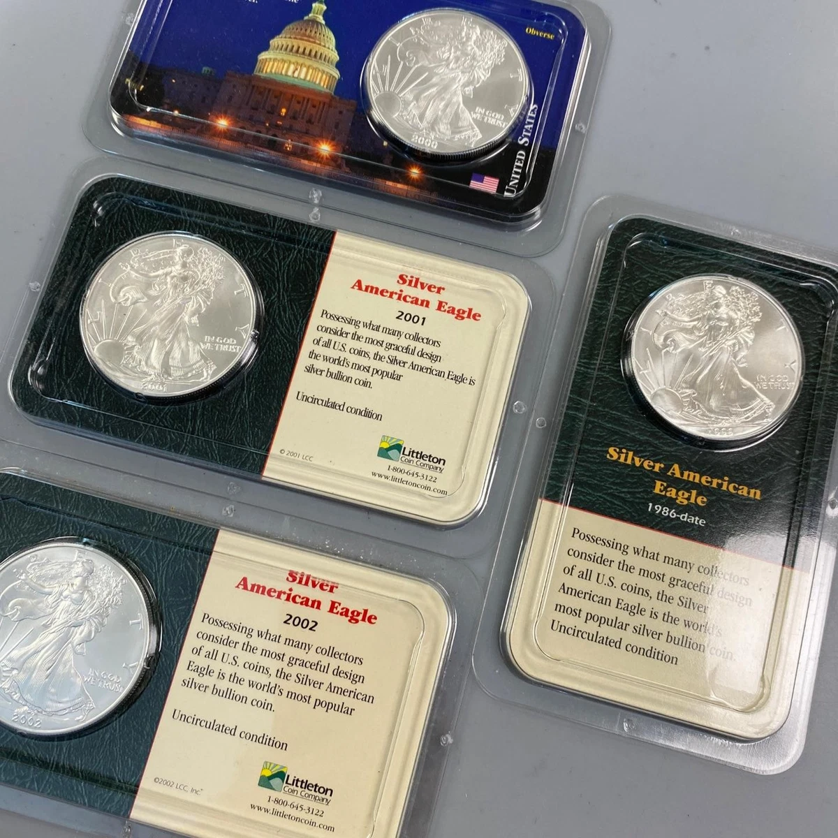 American Eagle 2001 Silver Bullion Coins for sale | eBay