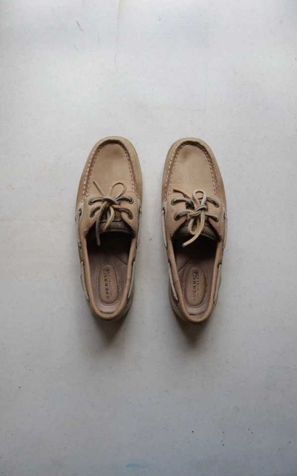 Sperry Topsider Bluefish 2 Eye Boat Shoes, #9276619, Leather, Women's 6M - Image 2 of 4