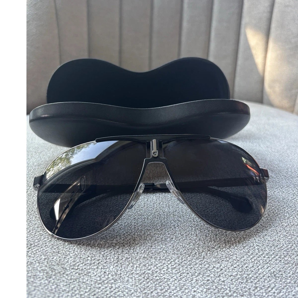 Carrera Aviator Gray Sunglasses for Men | eBay display picture 3