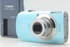Near MINT Canon IXY DIGITAL 510 IS 12.1MP Blue Digital Camera From JAPAN