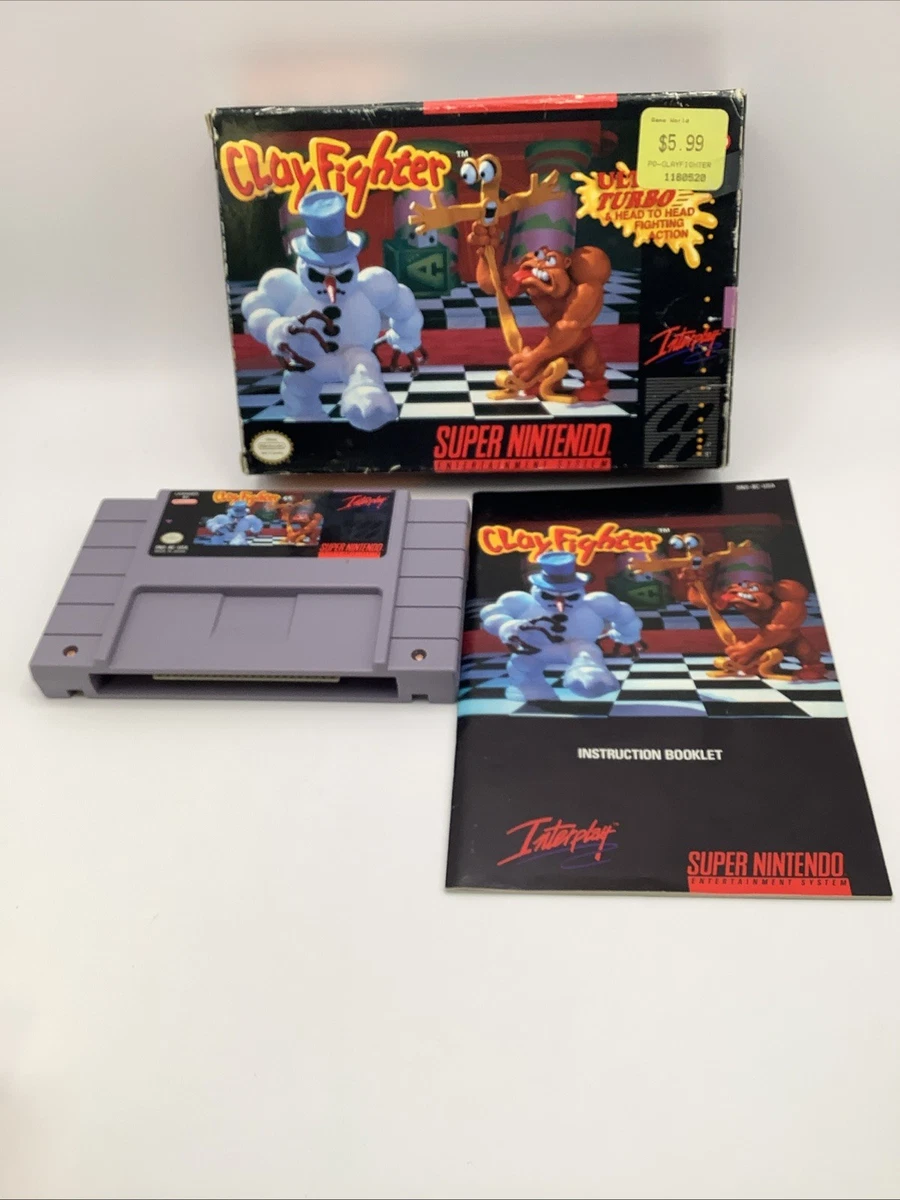 Clay Fighter Nintendo SNES Video Games for sale - eBay