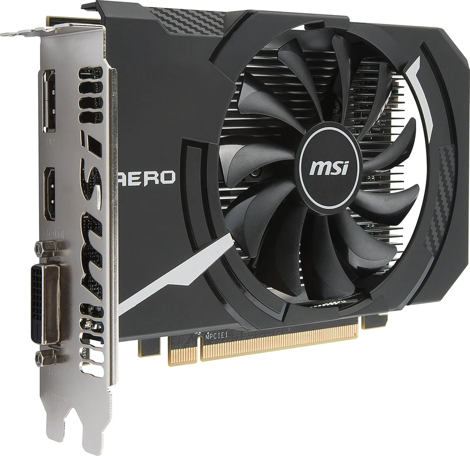 MSI Radeon RX 560 4GB Aero ITX Graphics Card GPU | Brand New, Fast Ship! - Image 2 of 2