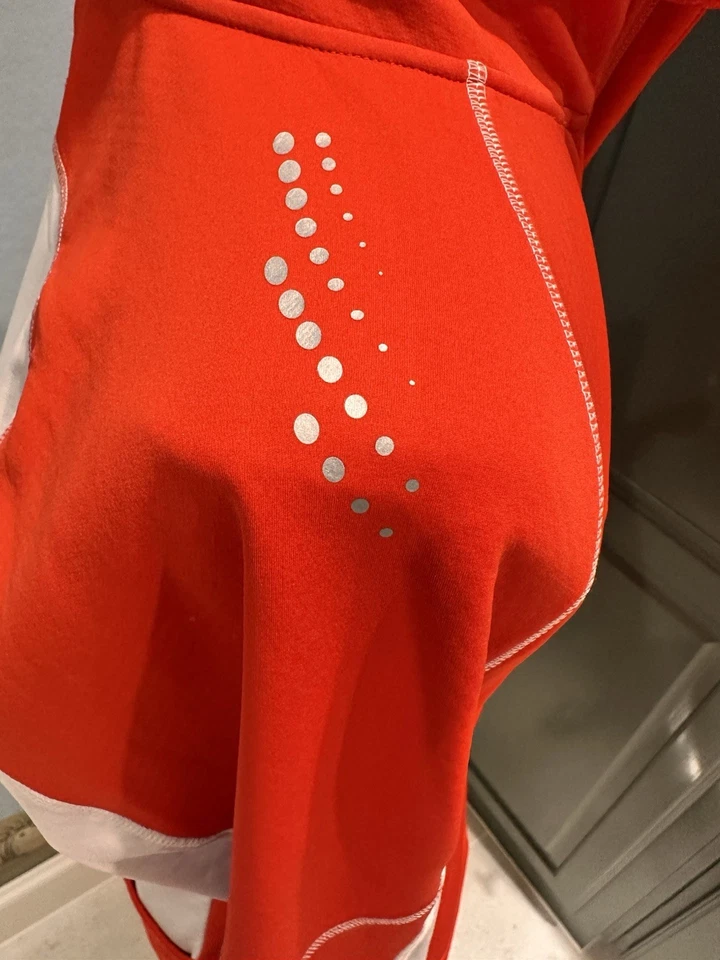 Chaqueta de ciclismo Cannondale para hombre roja negra gris cremallera completa talla M usada en excelente estado Foto 4 de 4