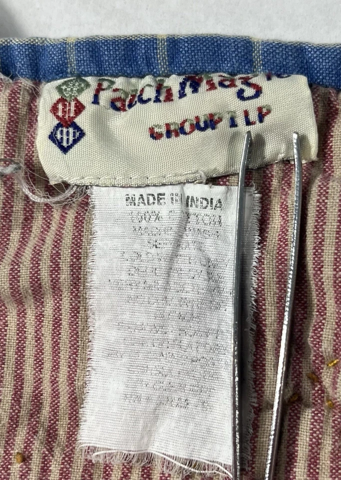 VTG Patch Magic Western Cotton Baby Quilt Throw Rodeo Cowboy Cactus Horse 33X41 - Image 4 of 4