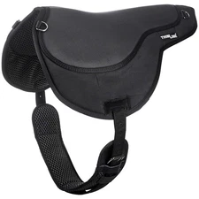 ThinLine Comfort Bareback Saddle Pad with Girth - One Size, Black