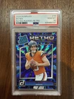2024 Donruss Rated Rookies Retro Bo Nix #19 PSA 10 GEM (RC)