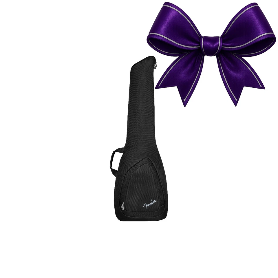 Fender F610 электрический бас концерт сумка льда синий металлический логотип прочный (черный)