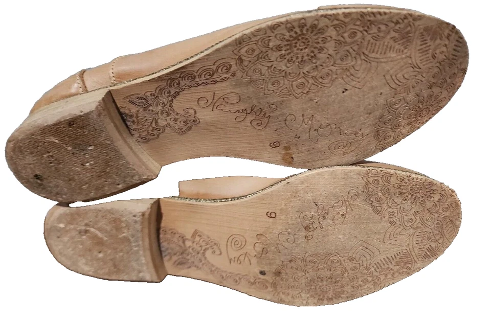 Zapato informal Naughty Monkey Slip Knot Oxford para mujer talla 9 tostado sin cordones Foto 2 de 4