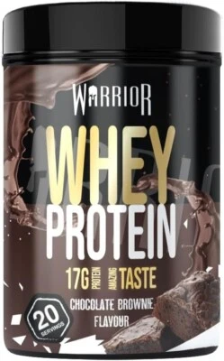 Warrior Whey Protein Powder 500g Muscle Growth and Recovery - Chocolate Brownie