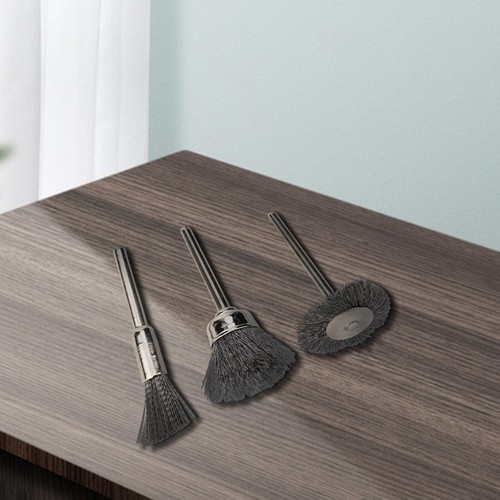 Efficient Rust Removal and Polishing Stainless Steel Wire Brush Set 3Pcs - Picture 3 of 24