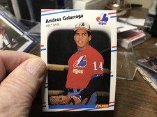 1988 Fleer Baseball FROM FACTORY SET # 184 Andres Galarraga