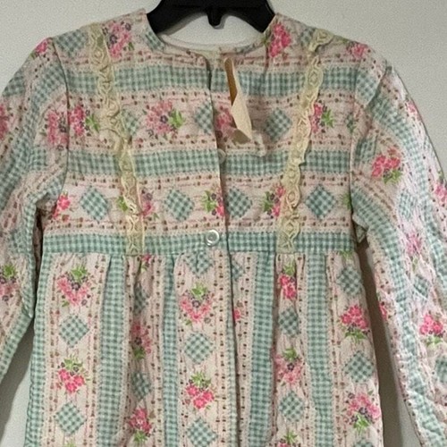 Kid Duds Vintage 70s Girls Robe Sleepwear Size 8 - Picture 2 of 9
