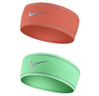 Nike Running Headband DRI-FIT Womens One Size Reflective