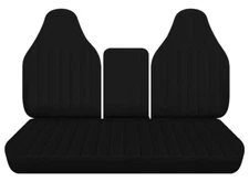 Fits 1973 Dodge D200 Adventurer Sport front seat covers black cotton