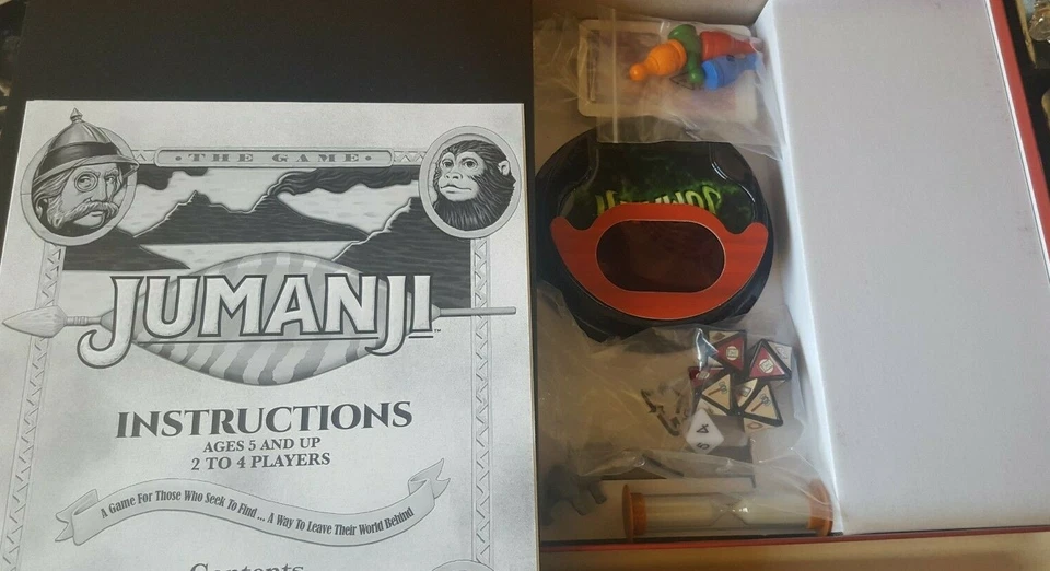 JUMANJI BY CARDINAL GAMES LEAVE YOUR WORLD BEHIND GREAT MODERN BOARD GAME VGC - Image 2 of 2