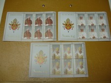Vaticano 2005 Papa Benedetto XVI Incoronazione inizio Pontificato 3 BF/ MF **