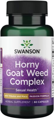 Swanson Premium Brand Premium Horny Goat Weed Complex 60 Capsules