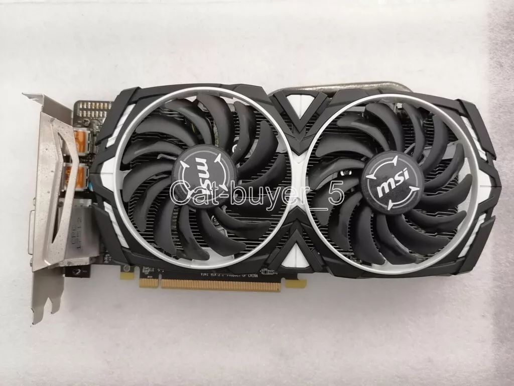 MSI AMD Radeon RX580 ARMOR 8GB 2048SP GDDR5 Graphics Video Card DP