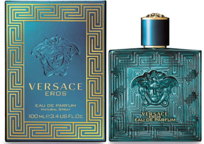 Versace Eros by Versace 3.4 oz 100 ml Eau De Parfum Brand New Sealed Box