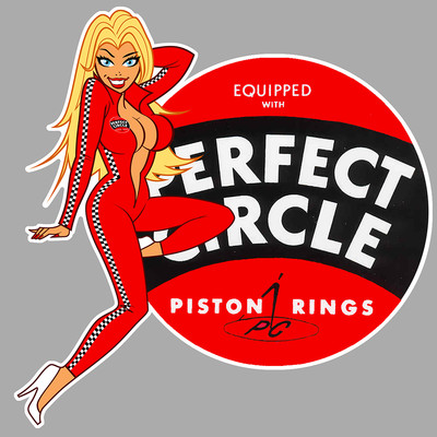PERFECT CIRCLE Right Pin Up Right Laminated Vinyl Sticker