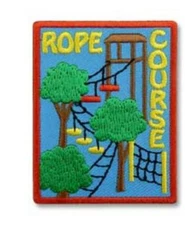 Girl Boy low high ROPE COURSE Fun Patches Crest Badges SCOUT GUIDE Challenge