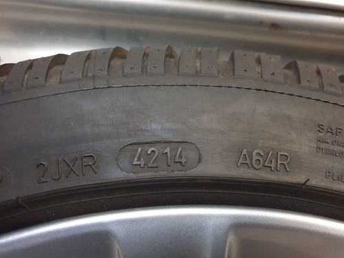 1x Original Audi A5 8T Avant S Line Alufelge Winterreifen 245/40 R 18 Dunlop 69% - Bild 6 von 7
