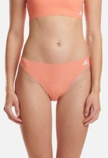 adidas Womens Active Seamless Micro Stretch Low Rise Thong Briefs G-string