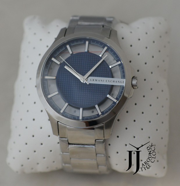 armani exchange transparent watch