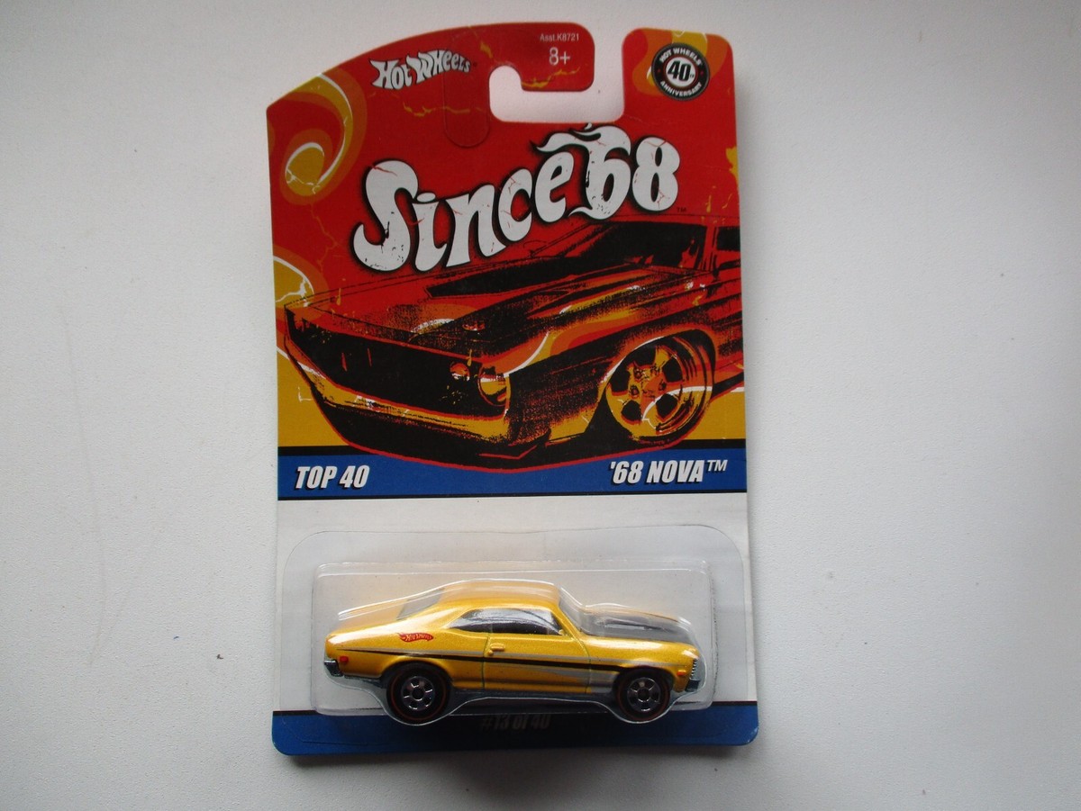 【ホットウィール】1968 シェビー ノヴァ モーターシティマッスル 1968 NOVA ホットウィール マッスルカー 約20年前に発売 - メルカリ