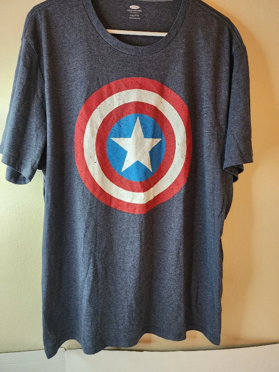 Captain America Old Navy Collectibles Graphic T Shirt 2XL Men s Marvel