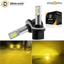 2x 880 3000K Yellow CSP 100W High Power LED Fog Light Driving Bulb DRL