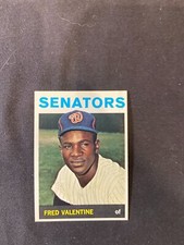 1964 Topps from Vending brk Pack Fresh Est NM or better #483 Fred Valentine #1