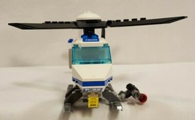 Vintage 2008 Lego #7741 City: Police Helicopter: 100% Complete w/Instructions