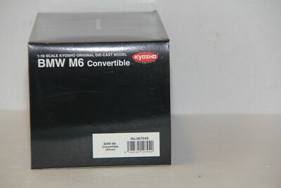 1/18 KYOSHO BMW M6 CONVERTIBLE SILVER , 08704S , NEW | eBay