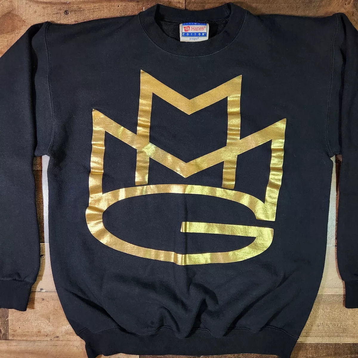 Black and gold sales mens sweatshirt
