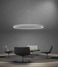 Sonneman Double Corona 2 Light 24" LED Ring Pendant Chandelier 2303-16