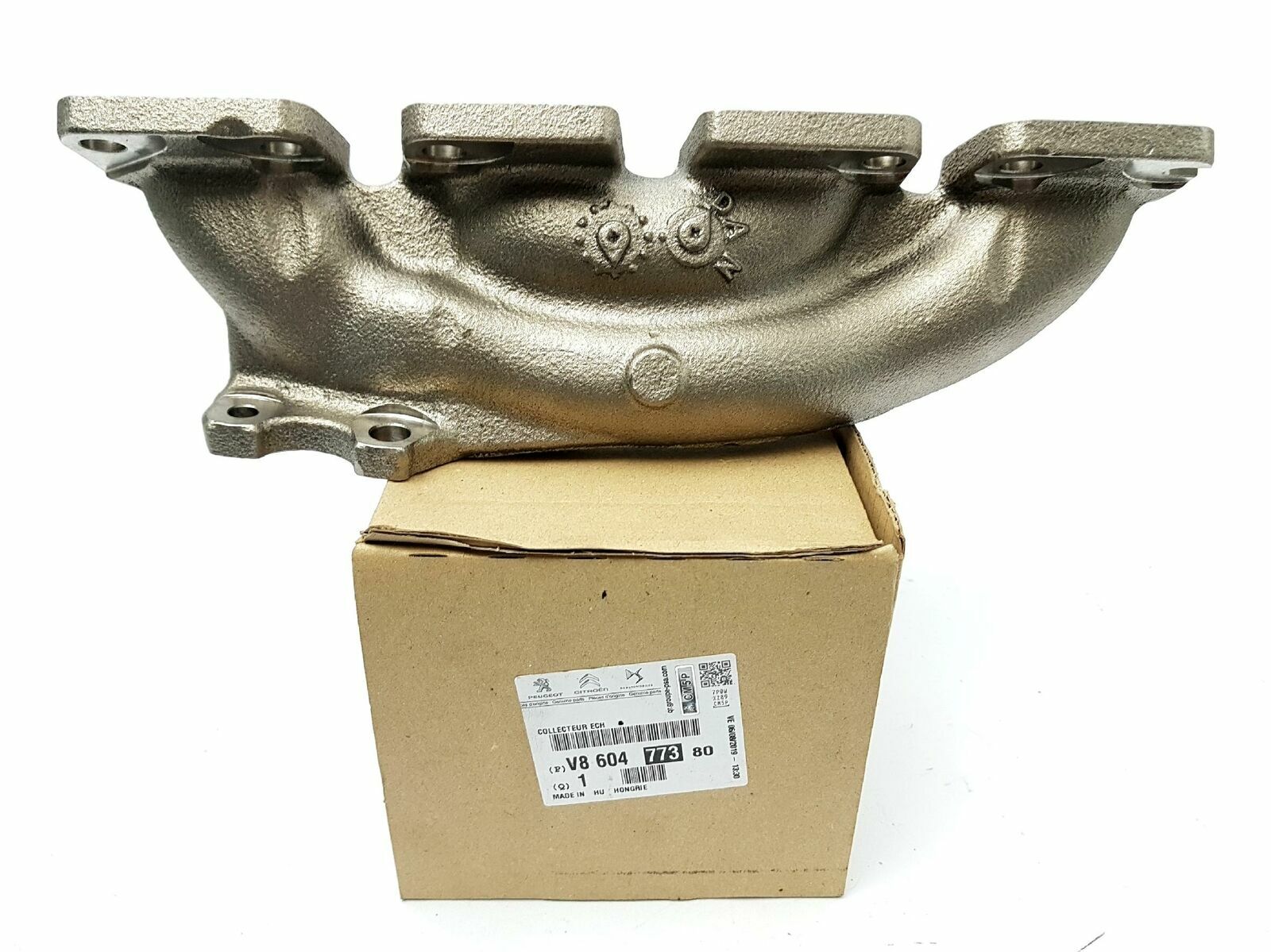 Collecteur d'échappement fonte Peugeot 207 308 résout fuite gaz moteur 1.6 V860477380