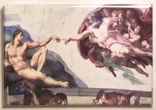 Cistine Chapel MAGNET 2"x3" Refrigerator Locker Michaelangelo