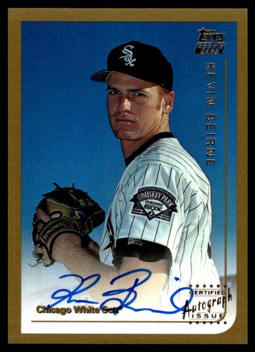 1999 Topps Traded & Rookies Autographs Kevin Beirne Auto Chicago White Sox #T62 - Picture 1 of 2